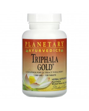 Planetary Herbals, Ayurvedics, Triphala Gold, 1000 мг, 120 таблеток